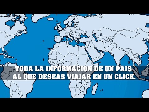 Toda la información de un país al que deseas viajar en un click