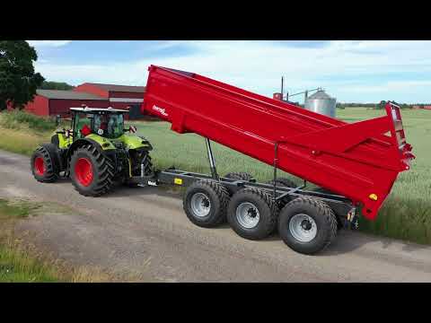 Metsjö grain trailer MetaQ 75 Fältflak 710/50 26,5 | 26 CBM tractor driven grain trailer