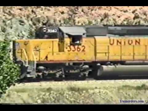 Classic Railroad Series 432 - UP 3362 West at Blue Cut March 31, 1989