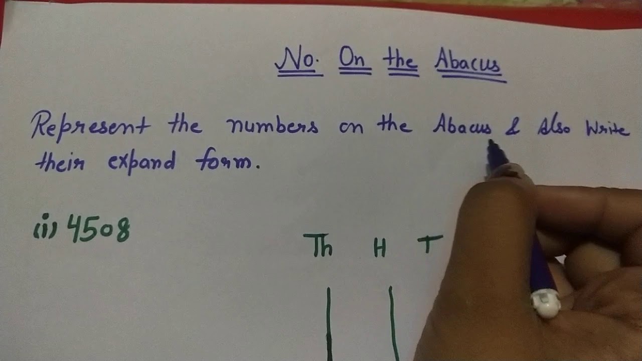 Represent number on the Abacus 🧮