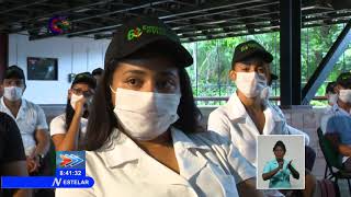 Visita gubernamental constata con los jóvenes santiagueros