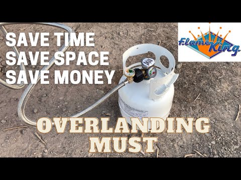5Lb Flame King Propane for Camping/Overlanding - Save Time - Save Space - Save Money!