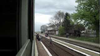 preview picture of video 'Bejárás Tiszafüred állomásra Füzesabony felől'