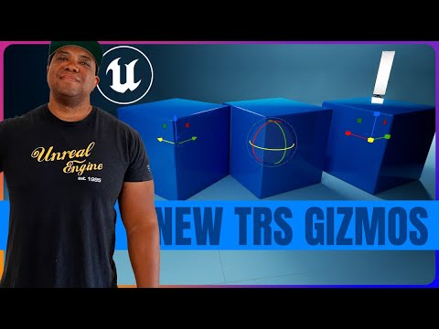 New TRS Gizmos in Unreal Engine 5.4 | Translate, Rotate, and Scale