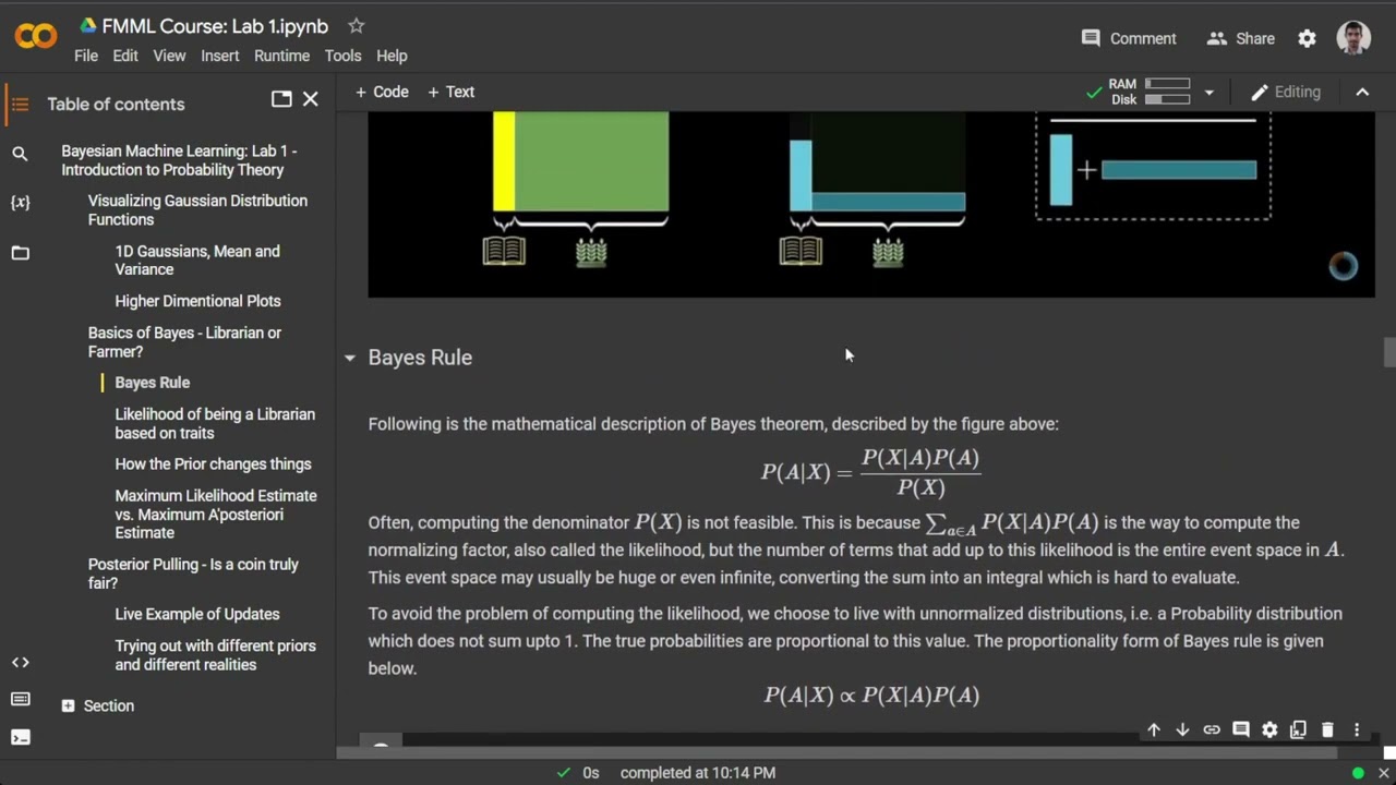 Tutorial - FMML Bayesian Lab 1