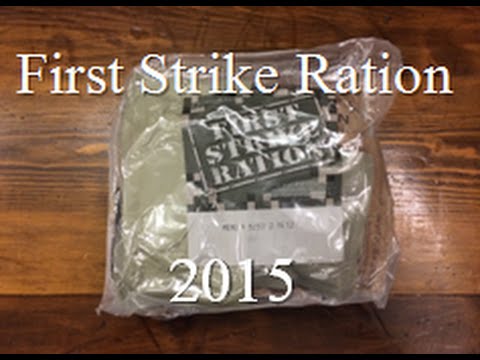 First Strike Ration "FSR" Menu 9 ~2015~