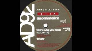 Alison Limerick - Tell Me What You Mean (Redzone Mix)
