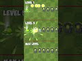 Pvz 2 Plant food Abilities - Appease-mint Level 1, 5, Max vs 6 Sun Gravestones #shorts