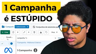NÃO use Apenas uma Campanha de Anúncios no Facebook! (Faça isto, em vez disso)