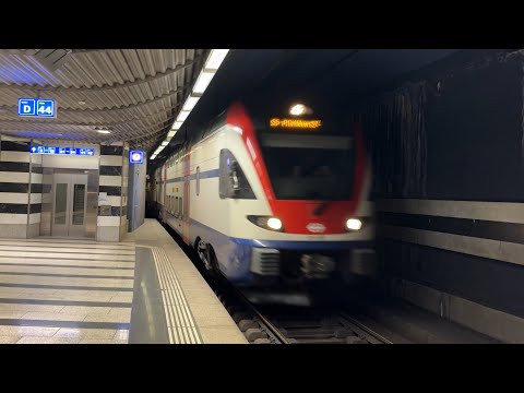 Zurich's EXPRESS S-Bahn Line! Ride on the Stadler KISS Train from Zurich HB to Bubikon