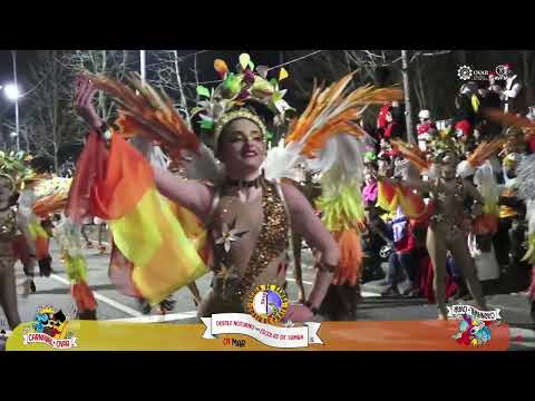 Desfile noturno das Escolas de Samba | Costa de Prata | Carnaval de Ovar 2025