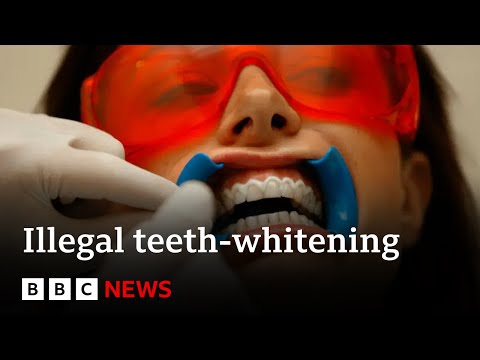 Video | Illegal teeth-whitening industry exposed by BBC | BBC News