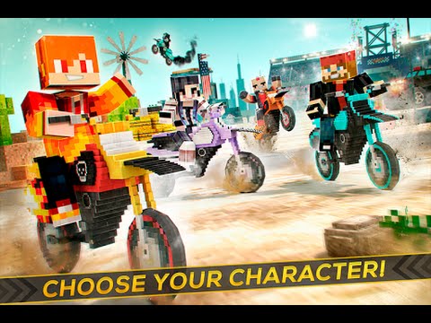 dirt bike survival block motos обзор игры андроид game rewiew android.
