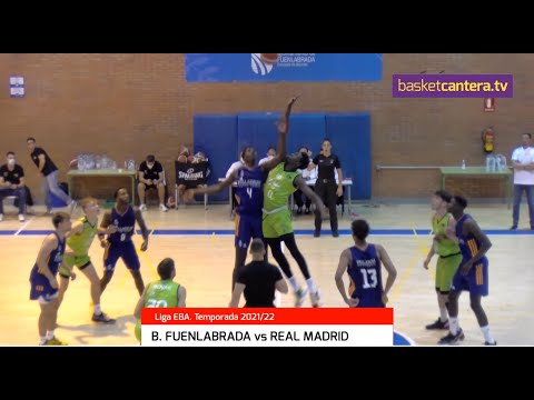 B. FUENLABRADA vs REAL MADRID.- 1º partido Liga EBA "B" (18/09/21) #BasketCantera.TV