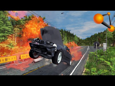 CARS VS PROPANE TANKS #1 | BeamNG Drive Crashes