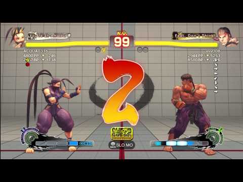 SSF4 AE ACQUA0316 (Ibuki) Vs vvv008 (Ryu)