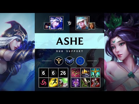 Ashe Support vs Janna - EUW Diamond Patch 14.24
