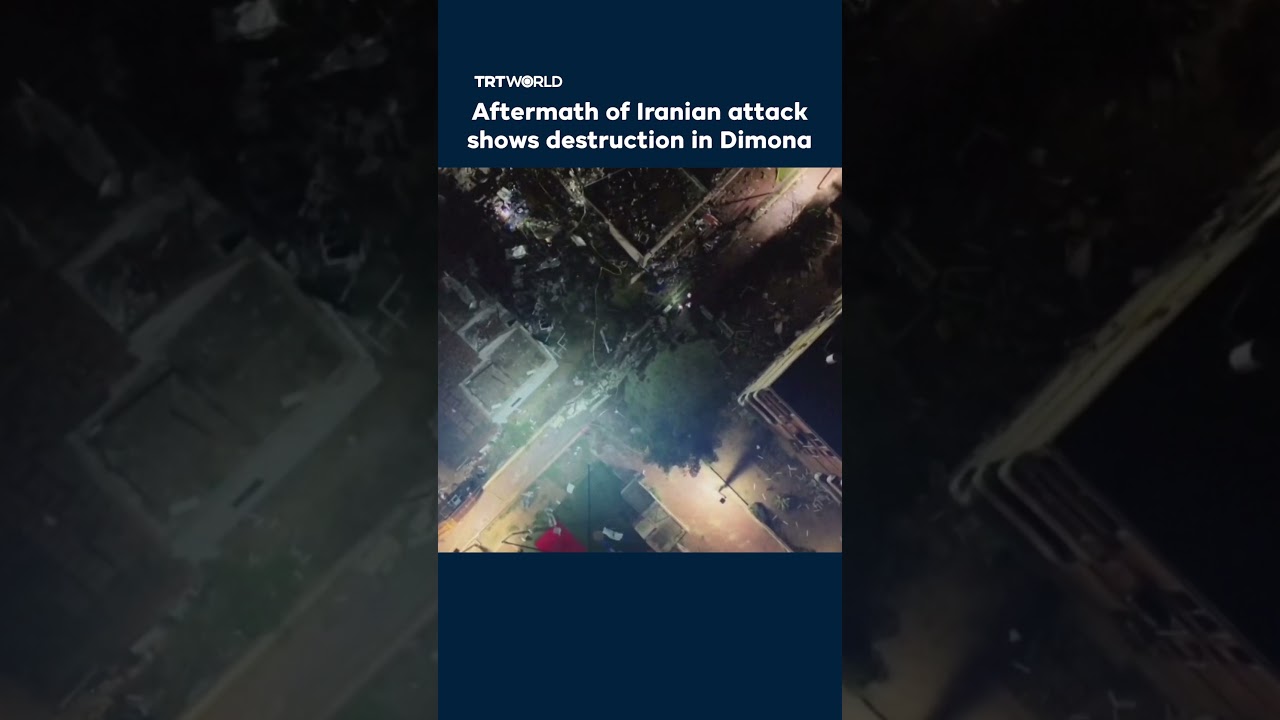 Video | Aftermath of Iranian attack shows destruction in Dimona