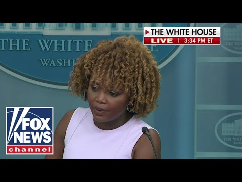 Reporter asks Karine Jean-Pierre if Biden has Alzheimer's disease or dementia