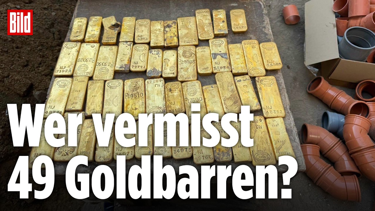 Beim Rohrverlegen: Bauarbeiter (18) findet Gold für neun Millionen Euro