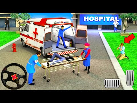Urban City Ambulance Driver Simulator #1 - Impossible Emergency Rescue 3D - Android GamePlay