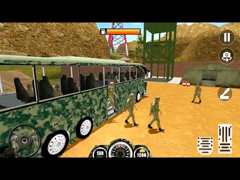 Army Bus Driver Game 2022 - Real Military Bus Driving Simulator - Android Gameplay