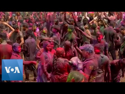 Colorful Celebrations Mark Holi in India | VOA News