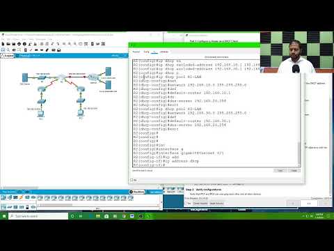 Lab 8.1.3.3 Packet Tracer - Configuring DHCPv4 Using Cisco IOS - Professor Munshi Shams (CCNA 2)