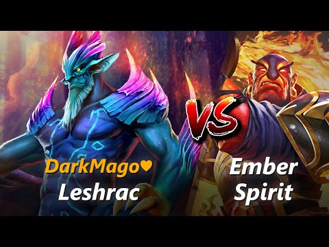 DarkMago♥ mid Leshrac vs Ember Spirit | First 10 minutes