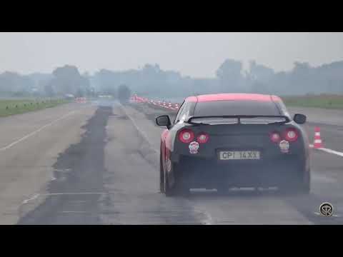 BMW M5 F10 Vs NISSAN GTR R34 DRAG RACE !