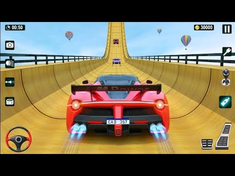 Impossible Car Stunts Racing Game - Ramp Car Game - GT Car Game - Android Gameplay 