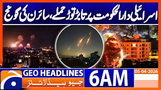 Iran launches new attack on Israel's capital, Tel Aviv | GeoNews 6 AM Headlines | 5 April 2026