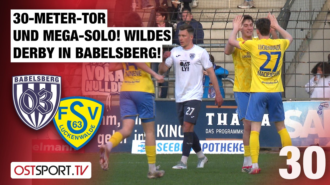 SV Babelsberg 03 vs FSV Luckenwalde Highlights