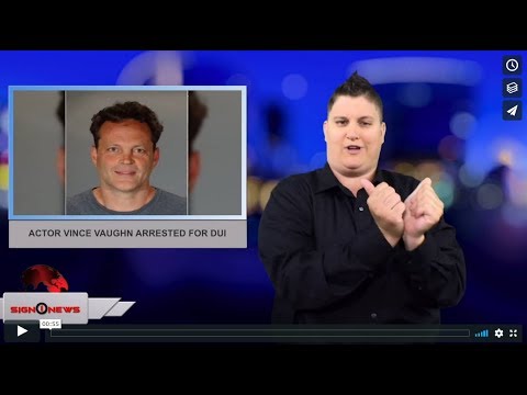 Actor Vince Vaughn arrested for DUI (ASL - 6.10.18)