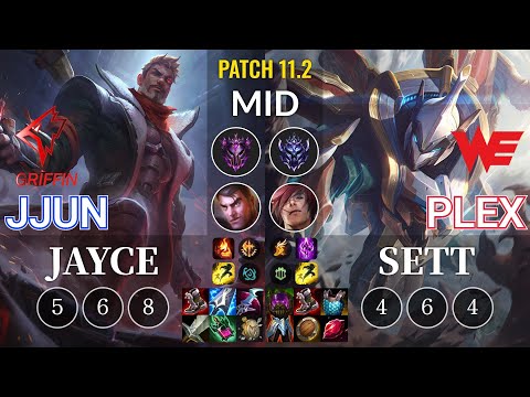 GRF jjun Jayce vs WE Plex Sett Mid - KR Patch 11.2