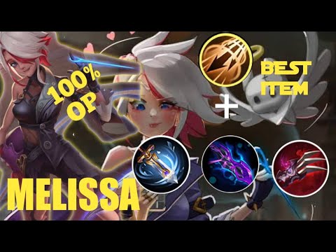 MELISSA INSANE DAMAGE AND LIFESTEAL #mobilelegend #maniac #melissa