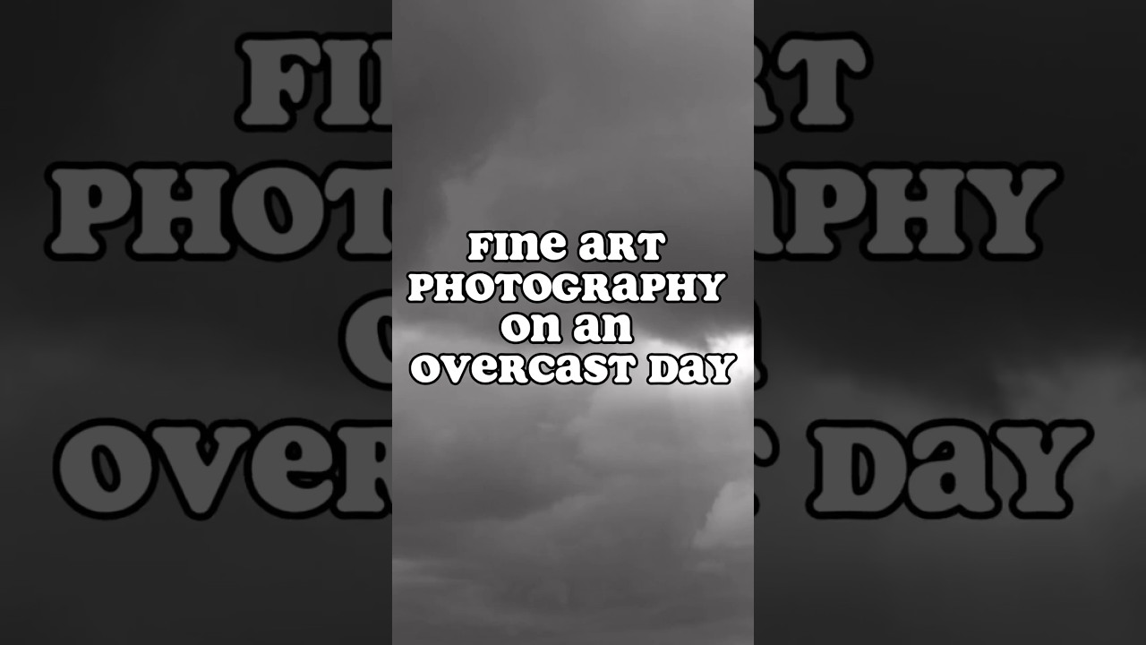 Fine art photography on an overcast day 🌩️