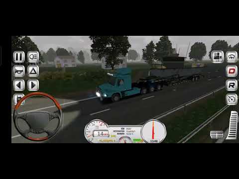 Euro truck evolution simulator || Boat dilivery job Android gameplay walkthrough