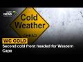 Second Cold Front Headed For Western Cape