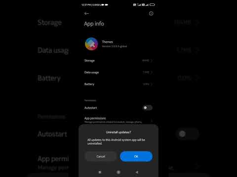 Google play store disable Redmi theme store problem