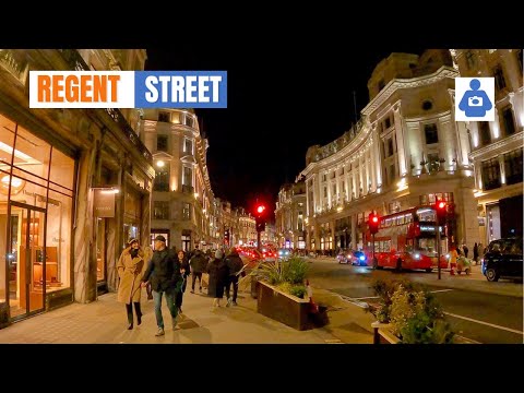 London Walk | Piccadilly Circus to REGENT STREET | London tour (Feb 2022) London 4K