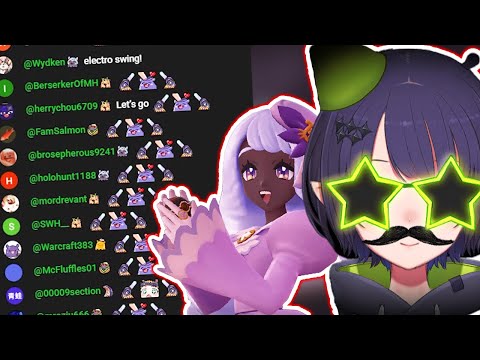 Ina And Chat Jamming To Jacinthe Battle BGM in Pokemon Legends Z-A [ Hololive EN ]