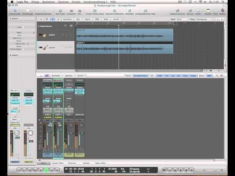 Scarborough Fair Acoustic Guitar Cover in Logic Studio Gibson Songwriter Deluxe Standard