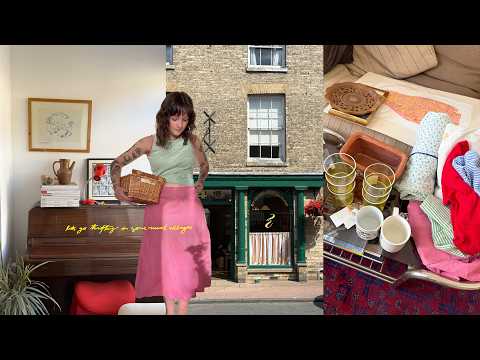 let’s go thrifting in some rural UK villages (charity shops, antiques & car boot sale)