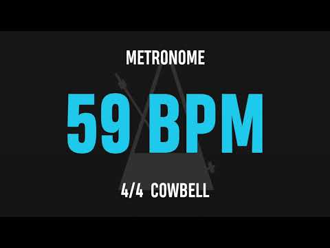 59 BPM 4/4 - Best Metronome (Cowbell)