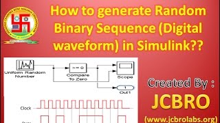 How to generate random binary sequence in simulink ??