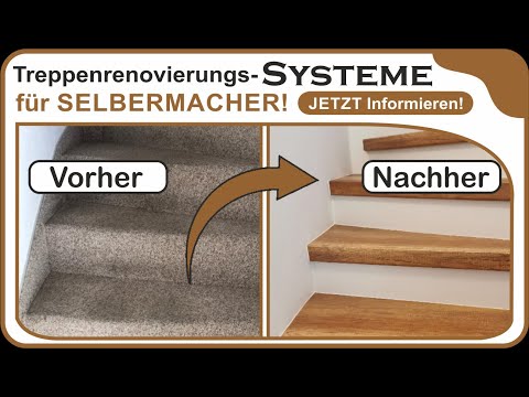 Treppenrenovierung Vorher Nachher Bilder / Laminatstufen - Treppenstufen aus Laminat