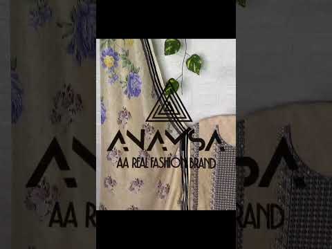 Anamsa 252 Pure Muslin Cotton Wholesale Pakistani Suit – product video thumbnail