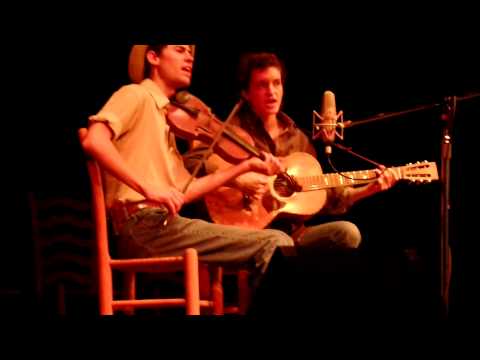 Roy Pilgrim (fiddle), and Aviva Steigmeyer (guitar)