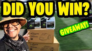 SOLD OUT! 😳 Best way to apply our triple 13 fertilizer! Winners Announced for our Mower giveaway!